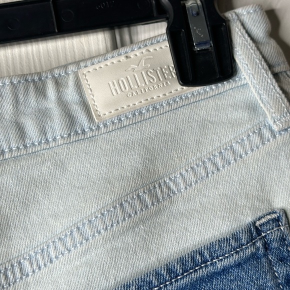 Hollister Blue and Light Blue Jean Shorts - Picture 2 of 14